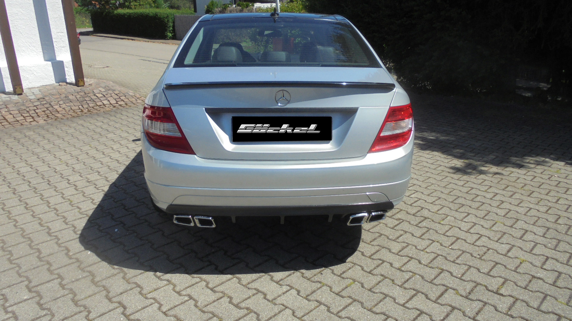 Diffusor C-Klasse W204 Limo. Seriensto&szlig;stange Baureihe 03.07-03.11